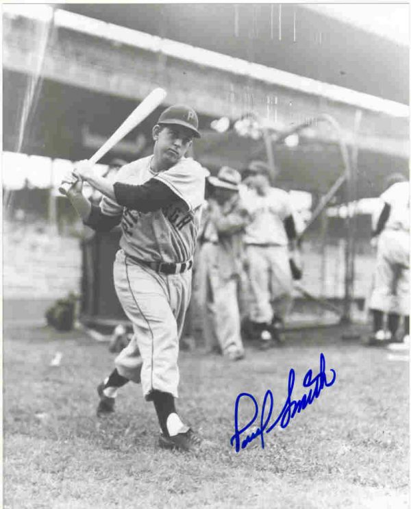 AUTOGRAPHED 8x10 PAUL SMITH Pittsburgh Pirates photo