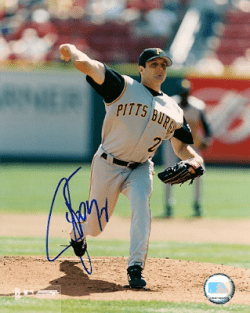 AUTOGRAPHED JOSH FOGG 8x10 Pittsburgh Pirates Photo