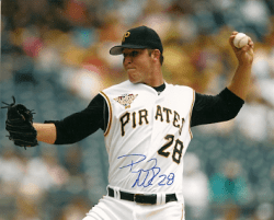 AUTOGRAPHED  photo PAUL MAHOLM - Pittsburgh Pirates