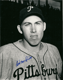 AUTOGRAPHED  photo CAL MCLISH - Pittsburgh Pirates