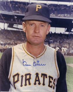 AUTOGRAPHED BILL O'DELL 8x10 Pittsburgh Pirates Photo