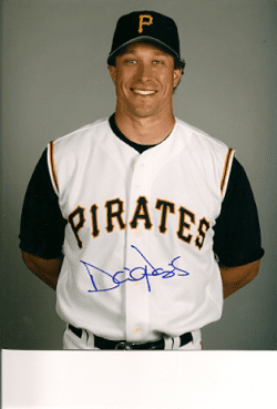 AUTOGRAPHED DAVID PARRISH 8x10 Pittsburgh Pirates Photo