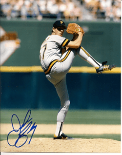 AUTOGRAPHED 8X10 photo JOHN SMILEY - Pittsburgh Pirates
