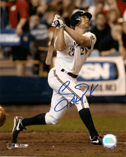 AUTOGRAPHED photo SCOTT PODSEDNIK Milwaukee Brewers