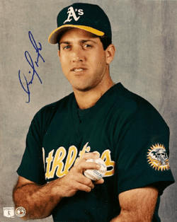 AUTOGRAPHED  photo ARIEL PRIETO Oakland A's