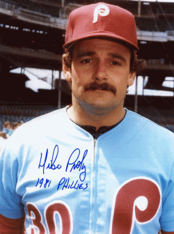 AUTOGRAPHED Mike Proly 8x10 Philadelphia Phillies Photo