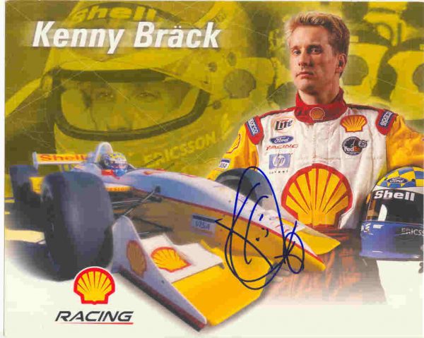 AUTOGRAPHED SIGNED photo KENNY BRACK Indy Racing