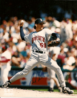 AUTOGRAPHED BRAD RADKE 8x10 Minnesota Twins photo