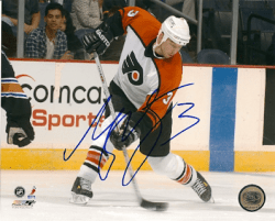 Autographed MIKE RATHJE photo - Philadelphia Flyers