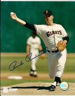 AUTOGRAPHED RICK REUSCHEL 8X10 San Francisco Giants Photo