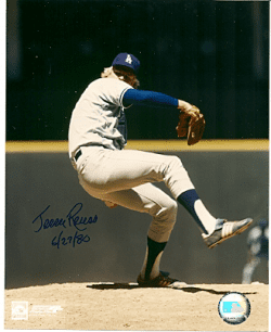 AUTOGRAPHED JERRY REUSS 8X10 Los Angels Dodgers photo