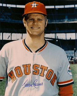 AUTOGRAPHED  photo JERRY REUSS Houston Astros