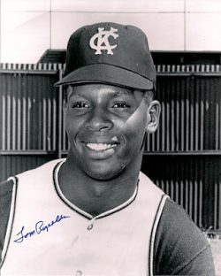 AUTOGRAPHED  photo TOMMY REYNOLDS Kansas City A's