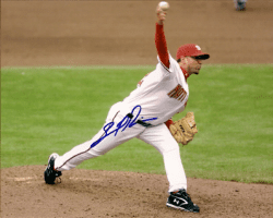 Autographed SAUL RIVERA Washington Nationals Photo
