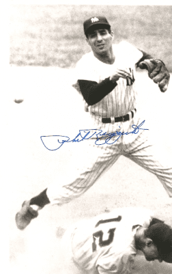 Autographed PHIL RIZZUTO - New York Yankees - Photo