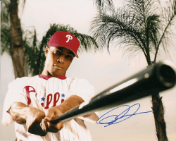 AUTOGRAPHED 8x10 photo CHRIS ROBERSON  Phillies