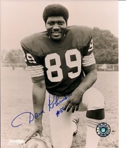 Autographed Dave Robinson 8x10 photo Washington Redskins