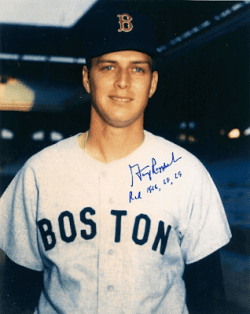 AUTOGRAPHED GARY ROGGENBURK Boston Red Sox photo