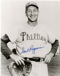 AUTOGRAPHED SAUL ROGOVIN 8x10 Philadelphia Phillies