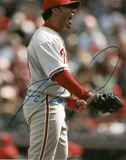 AUTOGRAPHED  photo J. C. ROMERO  Phillies
