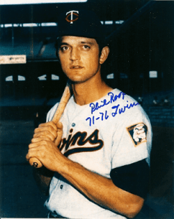 AUTOGRAPHED PHIL ROOF 8X10 Minnesota Twins photo