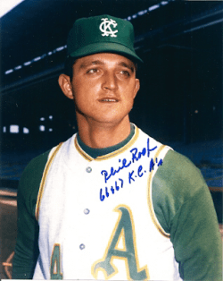 AUTOGRAPHED  photo PHIL ROOF Oakland A's