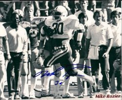 Autographed MIKE ROZIER 8X10 University of Nebraska Photo