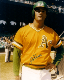 AUTOGRAPHED photo JIM NETTLES Oakland A's