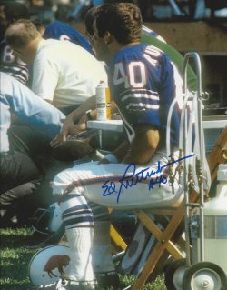 Autographed Ed Rutkowski  Buffalo Bills 8x10 Photo w/COA