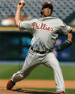 AUTOGRAPHED  photo BRIAN SANCHES  Phillies
