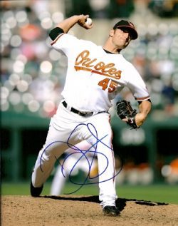 AUTOGRAPHED  photo DENNIS SARFATE Baltimore Orioles