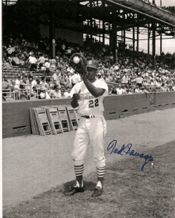 AUTOGRAPHED TED SAVAGE St. Louis Cardinals photo