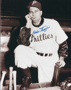 AUTOGRAPHED EDDIE SAWYER 8x10 Philadelphia Phillies Photo