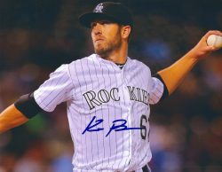 AUTOGRAPHED KENNY ROBERTS 8X10 Colorado Rockies Photo