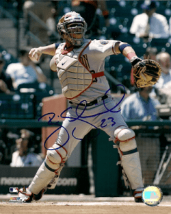 Autographed BRIAN SCHNEIDER Washington Nationals Photo