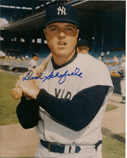 AUTOGRAPHED photo DICK SCHOFIELD New York Yankees