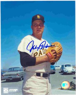 AUTOGRAPHED SIGNED photo JOHNNY PODRES Padres Dodgers