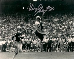 Autographed  Virgil Seay 8x10 photo Washington Redskins