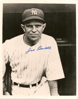 Autographed  JOE SEWELL- New York Yankees- Photo