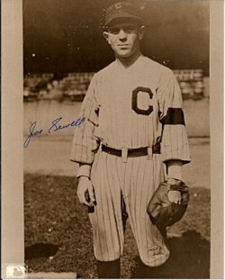 Autographed HOF'R JOE SEWELL Cleveland Indians photo