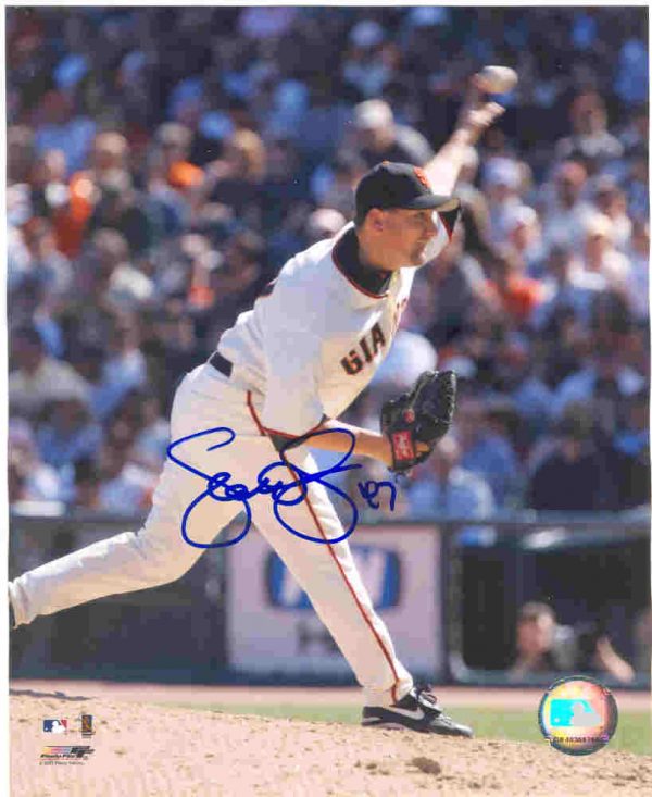 AUTOGRAPHED  SCOTT EYRE 8x10 San Francisco Giants Photo