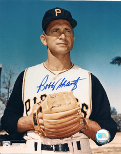 AUTOGRAPHED BOBBY SHANTZ 8X10 Pittsburgh Pirates Photo