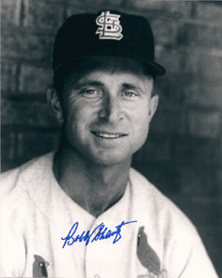 AUTOGRAPHED BOBBY SHANTZ 8x10 St. Louis Cardinals photo