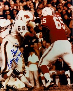 Autographed BILLY SHAW  -   Buffalo Bills Photo