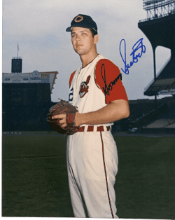 AUTOGRAPHED SONNY SIEBERT 8X10 Cleveland Indians photo