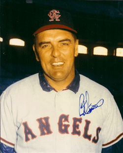 AUTOGRAPHED CURT SIMMONS 8x10 California Angels Photo