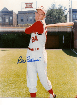 AUTOGRAPHED  photo BOB SKINNER Cincinnati Reds