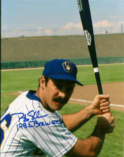 AUTOGRAPHED  photo BOB SKUBE  Milwaukee Brewers