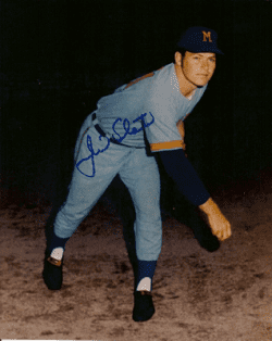 AUTOGRAPHED photo JIM SLATON Milwaukee Brewers