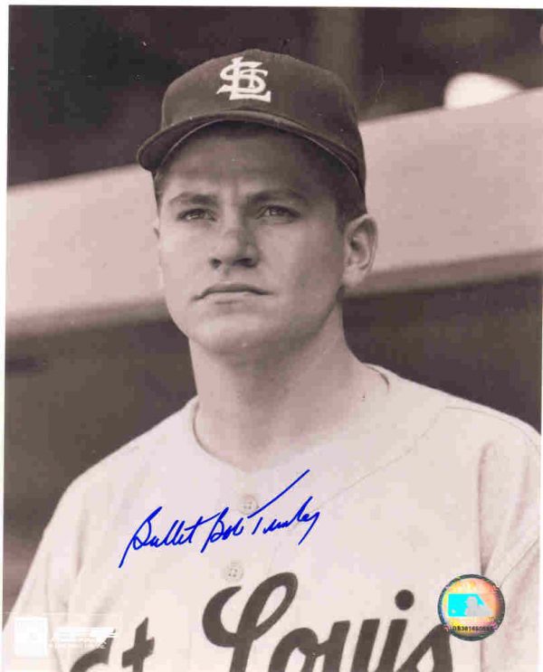 AUTOGRAPHED  BOB TURLEY 8x10 St. Louis Browns Photo